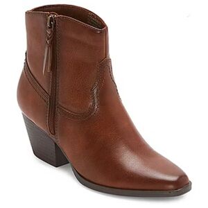 Frye and Co. Womens Savi Stacked Heel Booties